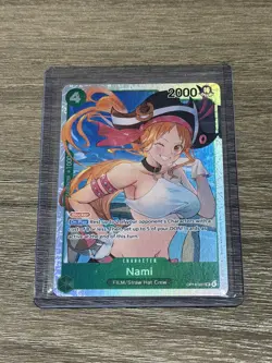 Nami OP14-031 (SR) – The Azure Sea’s Seven – One Piece TCG – English Super Rare - Image 1