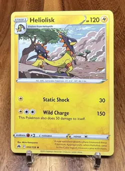 Heliolisk 050/159 Non Holo Rare Crown Zenith Pokemon Card NM - Image 1