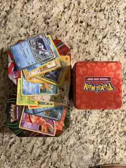 Pokemon Mixed Lot 700+ Cards Plus Tins Rayqauza - Image 2