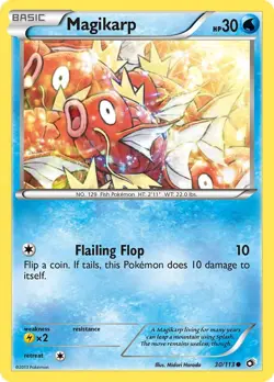 Magikarp 30/113 Common Legendary Treasures Pokemon Card - Image 1