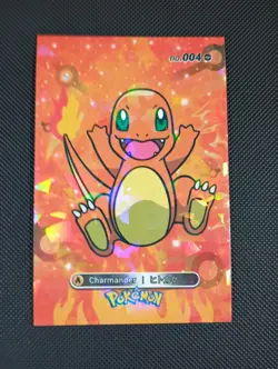 Pokemon 2024 Card Database Cracked Ice Holo Charmander 004 Peru Borderless - Image 1