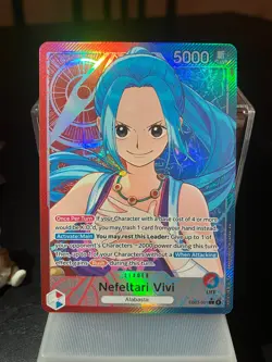 Nefeltari Vivi - Alternate Art Leader One Piece Card EB03-001 L* - Image 1