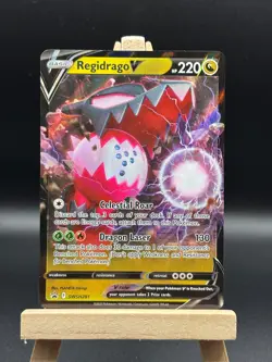 Pokemon TCG Regidrago V Sword & Shield SWSH281 Holo Promo NM Collectible Card - Image 1