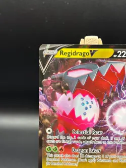 Pokemon TCG Regidrago V Sword & Shield SWSH281 Holo Promo NM Collectible Card - Image 3