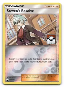 Steven's Resolve NM Pokemon PLAY League 145/168 Celestial Storm Cards Reverse - Image 1