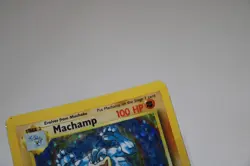 1999 Pokemon Deck Exclusive 1st Edition Base Set Holo Card: Machamp (8/102) - HP - Image 3