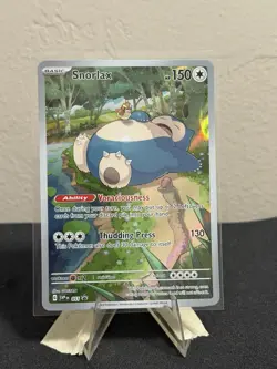Pokemon Card Snorlax 051 Black Star Promo Scarlet Violet Pokemon 151 ETB LP - Image 1