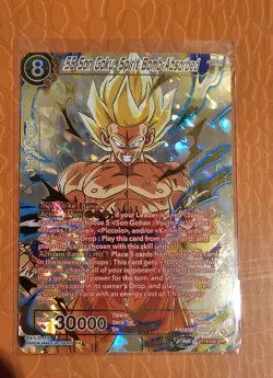 SS SON GOKU SPIRIT BOMB ABSORBED BT19-008 SPR Fighters Ambition NM Card DBS CCG - Image 1