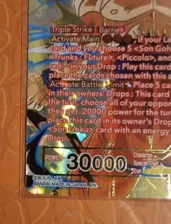 SS SON GOKU SPIRIT BOMB ABSORBED BT19-008 SPR Fighters Ambition NM Card DBS CCG - Image 2