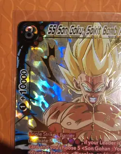 SS SON GOKU SPIRIT BOMB ABSORBED BT19-008 SPR Fighters Ambition NM Card DBS CCG - Image 5
