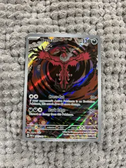 Pokemon Yveltal 205/182 SV04: Paradox Rift Illustration Rare Holo 130 HP Card - Image 1