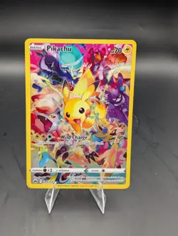 Pokemon Pikachu TCG Full Art Secret Rare Holo Card 160/159 Crown Zenith - Image 1