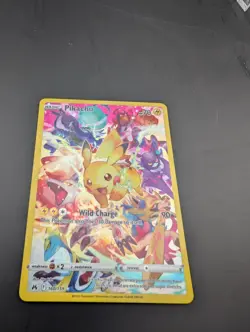 Pokemon Pikachu TCG Full Art Secret Rare Holo Card 160/159 Crown Zenith - Image 3