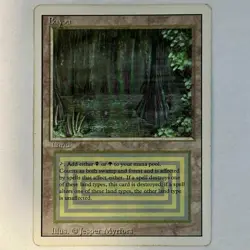 BAYOU | Magic the Gathering 3rd Edition Revised | Rare Dual Land | LP - Image 3