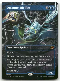 Quantum Riddler (Borderless) 305 MTG Edge of Eternities M NM - Image 1