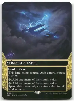Sunken Citadel (0041) (Borderless) 41 MTG Edge of Eternities: Stellar Sights R N - Image 1