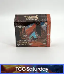 2024 MAGIC THE GATHERING OUTLAWS OF THUNDER JUNCTION COLLECTOR BOOSTER DISPLAY - Image 1