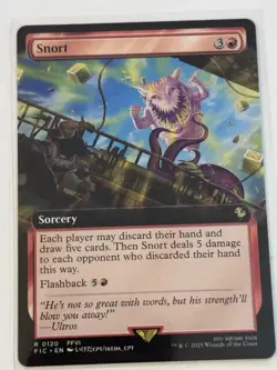 Snort Extended Art Final Fantasy 120 - Image 1