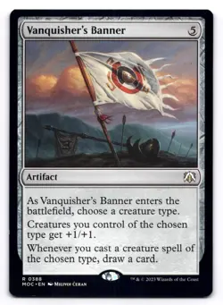 Vanquisher's Banner NM Commander: March of the Machine 388 MTG Magic Regular - Image 1