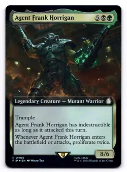 Agent Frank Horrigan NM Extended Art Universes Beyond: Fallout 0405 MTG Foil - Image 1