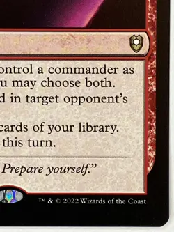 Jeska's Will NM Commander Legends: Battle for Baldur's Gate 799 MTG Regular - Image 4