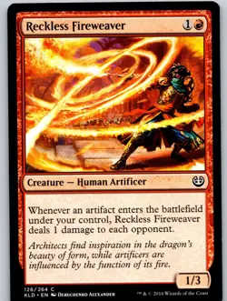 Reckless Fireweaver - LP - MTG - Image 1