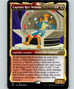 Unfinity - Captain Rex Nebula (Showcase) (Galaxy Foil) - LP - Foil - Image 1