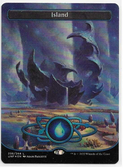 Island (236) (Foil Borderless) - Unfinity MTG Magic the Gathering - Image 1
