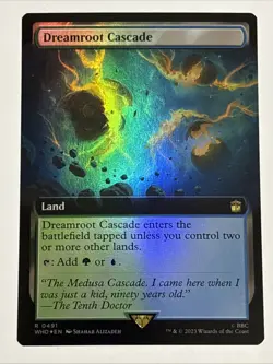 MTG Doctor Who Dreamroot Cascade Extended Art Foil 0491 NM Rare - Image 1