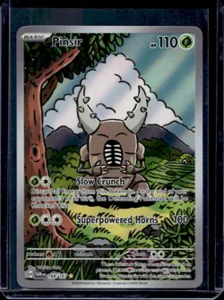 2024 Pokemon Twilight Masquerade Pinsir Illustration Rare #168/167 - Image 1