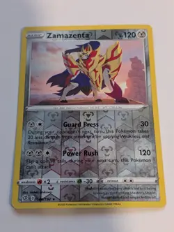 Zamazenta 140/192 - Rebel Clash Pokemon Reverse Holo Foil Nice! - Image 1