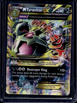 2015 Pokemon XY Ancient Origins Mega Tyranitar Holo #43/98 - Image 1