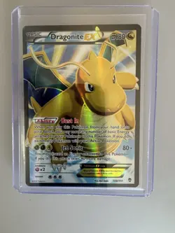 Pokemon Dragonite EX 108/111 XY Furious Fists Ultra Rare Full Art Holo TCG - Image 1