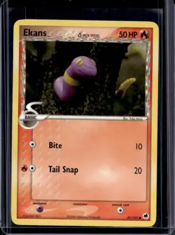 2006 Pokemon EX Dragon Frontiers Ekans #47/101 - Image 1