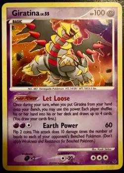 Giratina 9/127 Holo Rare Platinum Pokemon Near Mint NM - Image 1