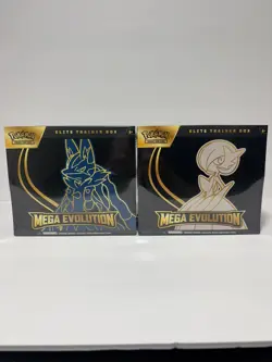 Pokemon Mega Evolution Elite Trainer Box ETB Set of 2 Sealed Brand New - Image 1
