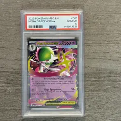 2025 Pokemon Mega Evolutions Mega Gardevoir PSA 10 - Image 1