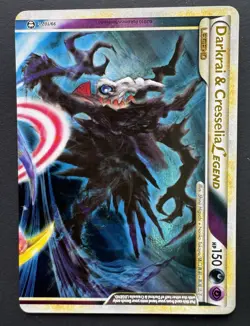 Pokemon Darkrai & Cresselia LEGEND (Top) 99/102 Triumphant Holo Ultra Rare 150HP - Image 1