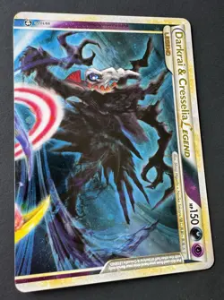 Pokemon Darkrai & Cresselia LEGEND (Top) 99/102 Triumphant Holo Ultra Rare 150HP - Image 3