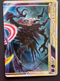 Pokemon Darkrai & Cresselia LEGEND (Top) 99/102 Triumphant Holo Ultra Rare 150HP - Image 5