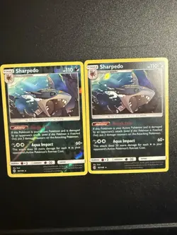Pokemon TCG Sharpedo 111/214 Unbroken Bonds Holo & Reverse Holo Bundle NM - Image 1