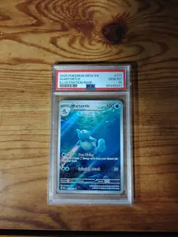 Pokemon Wartortle Illustration Rare Holo PSA 10 Sv: Scarlet & Violet 151 #171 - Image 1