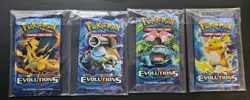 Pokemon XY Evolutions Booster Pack Art Set - Image 1