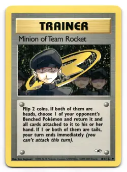 Minion of Team Rocket LP 113/132 Unlimited Gym Heroes Pokemon TCG Regular - Image 1