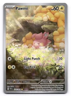 Pawmi NM Paldean Fates 226/091 Pokemon TCG Holo - Image 1