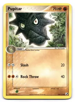 Pupitar NM 70/115 Unseen Forces Pokemon TCG Regular - Image 1