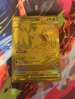 Mega Dragonite Ex 295/217 GOLD HYPER RARE POKEMON ASCENDED HEROES - Image 1