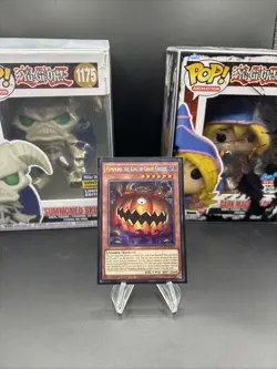Pumpking the King of Grave Ghosts MZMU-EN001 Secret Rare Yugioh Maze of Muertos - Image 1