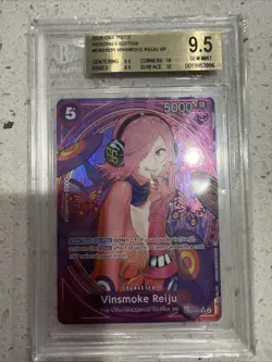 2026 ONE PIECE EB03-HEROINES EDITION SPECIAL ALT ART VINSMOKE REIJU BGS 9.5 - Image 1