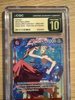 One Piece Yamato EB02-006 Anime 25th Collection Alternate Art PSA 10 - Image 2